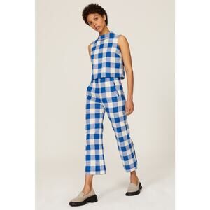Veronica Beard Blue and White Checkered set